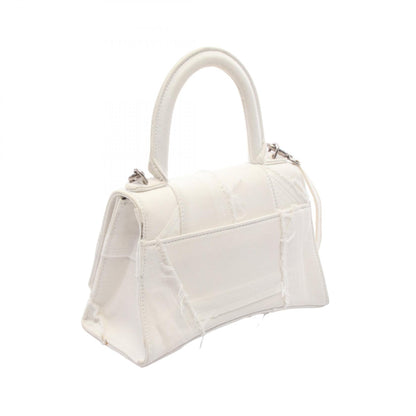 BALENCIAGA Hourglass Small Handbag White