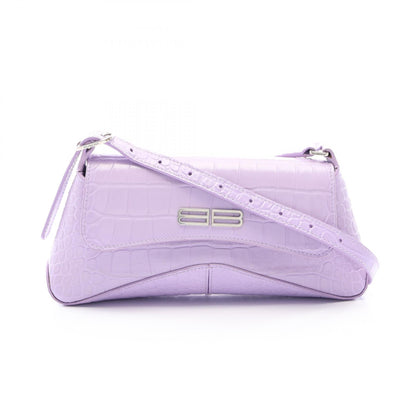 BALENCIAGA XX Small Croc Bag Purple