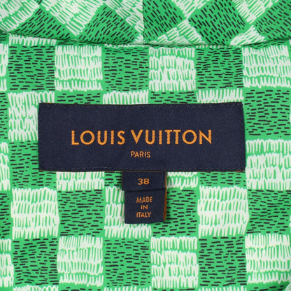 LOUIS VUITTON LV Match Hooded White Down Jacket Size 38