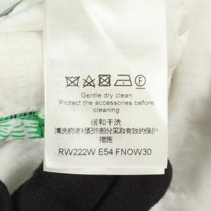 LOUIS VUITTON LV Match Hooded White Down Jacket Size 38