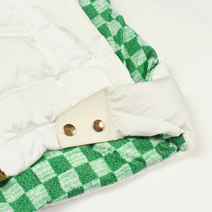 LOUIS VUITTON LV Match Hooded White Down Jacket Size 38