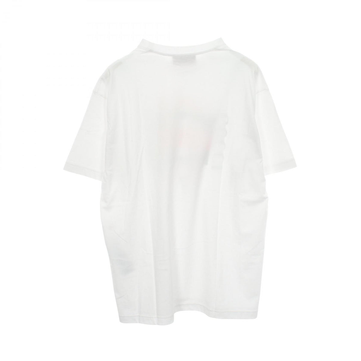 GUCCI White Cotton Logo T-Shirt Size M