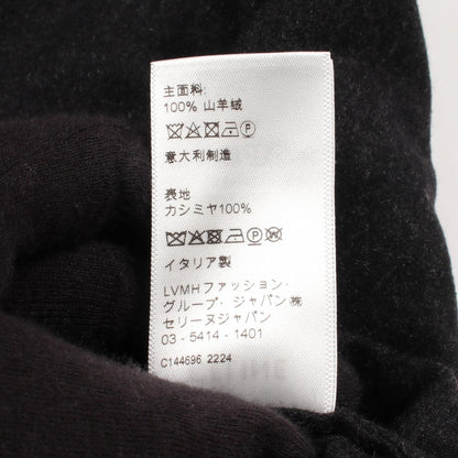CELINE Cropped Triomphe Button Jacket Gray Size 40