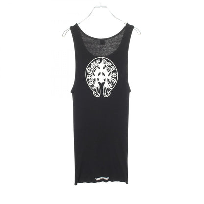 CHROME HEARTS Horseshoe Cemetery Cross Rib Top Black Size L