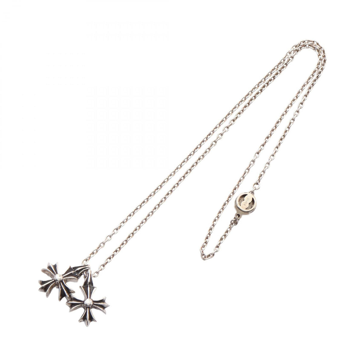COMME des GARCONS CH PLUS 2P DMND Necklace Silver