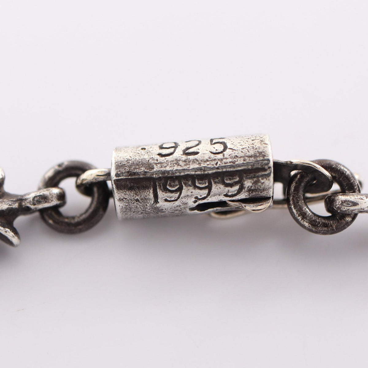 CHROME HEARTS Tiny E CH Plus Sterling Silver Bracelet