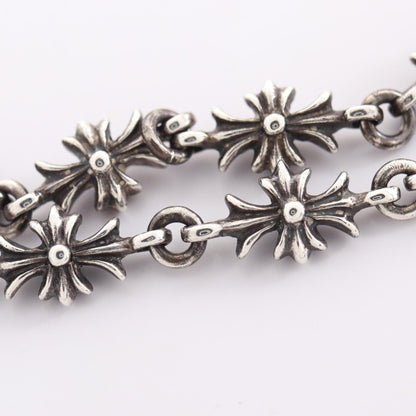 CHROME HEARTS Tiny E CH Plus Sterling Silver Bracelet