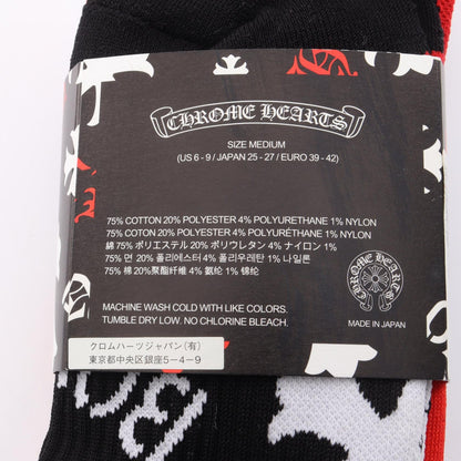 CHROME HEARTS Socks U Sport 3-Pack Red Size M