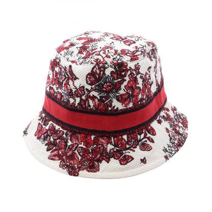 Dior D-Bobby Butterfly Cotton Bucket Hat Size 57