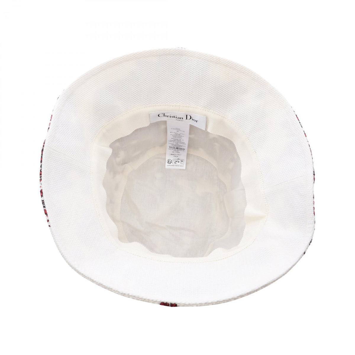 Dior D-Bobby Butterfly Cotton Bucket Hat Size 57