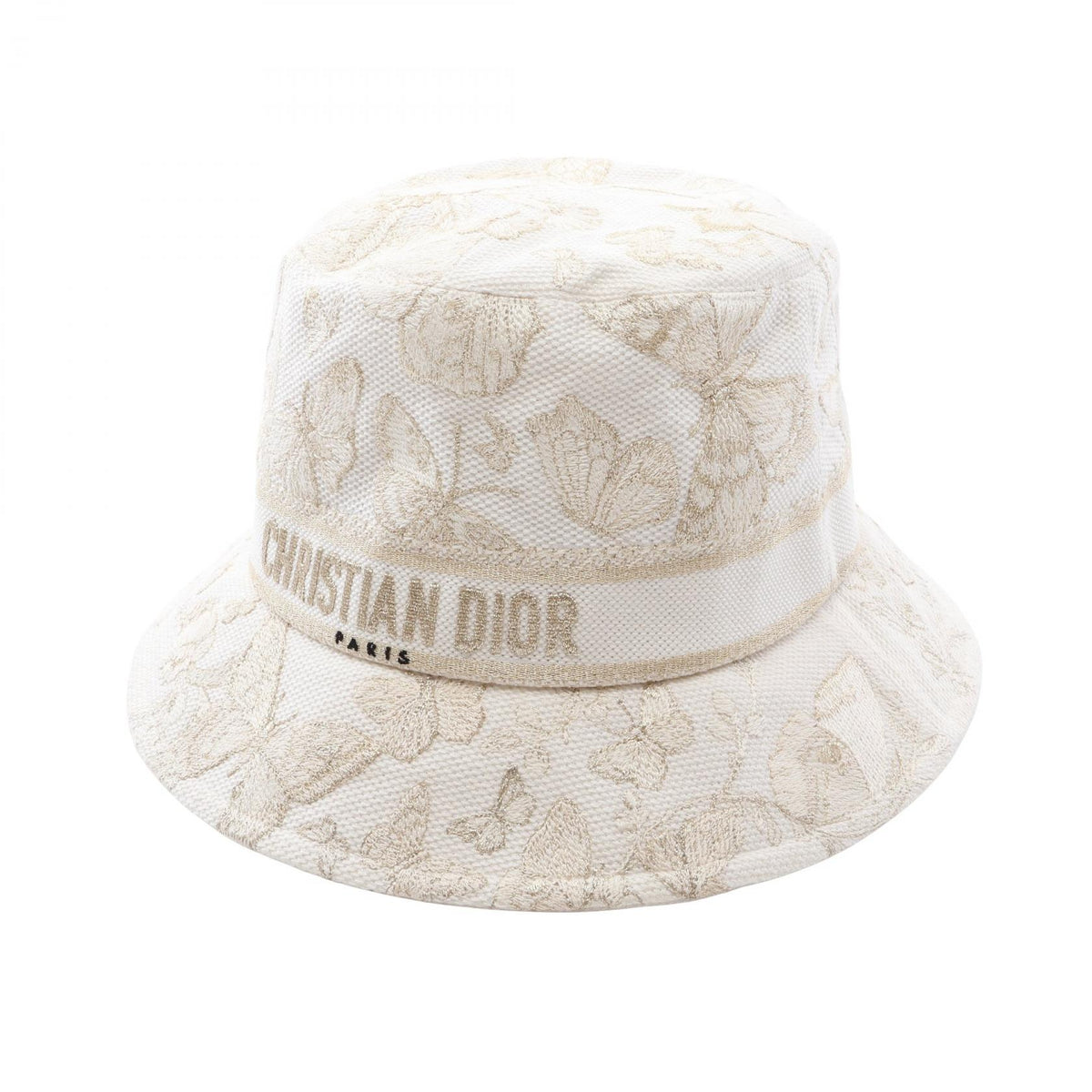 Dior D-Bobby Butterfly Cotton Bucket Hat Size 58