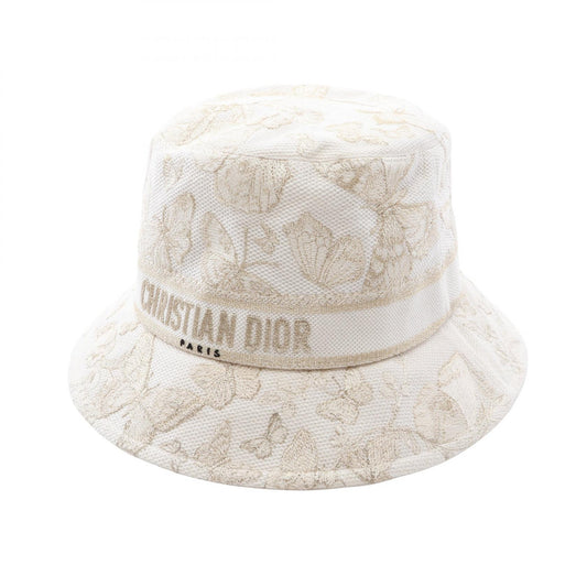 Dior D-Bobby Butterfly Cotton Bucket Hat Size 58