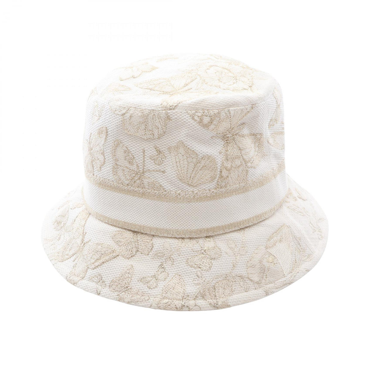 Dior D-Bobby Butterfly Cotton Bucket Hat Size 58