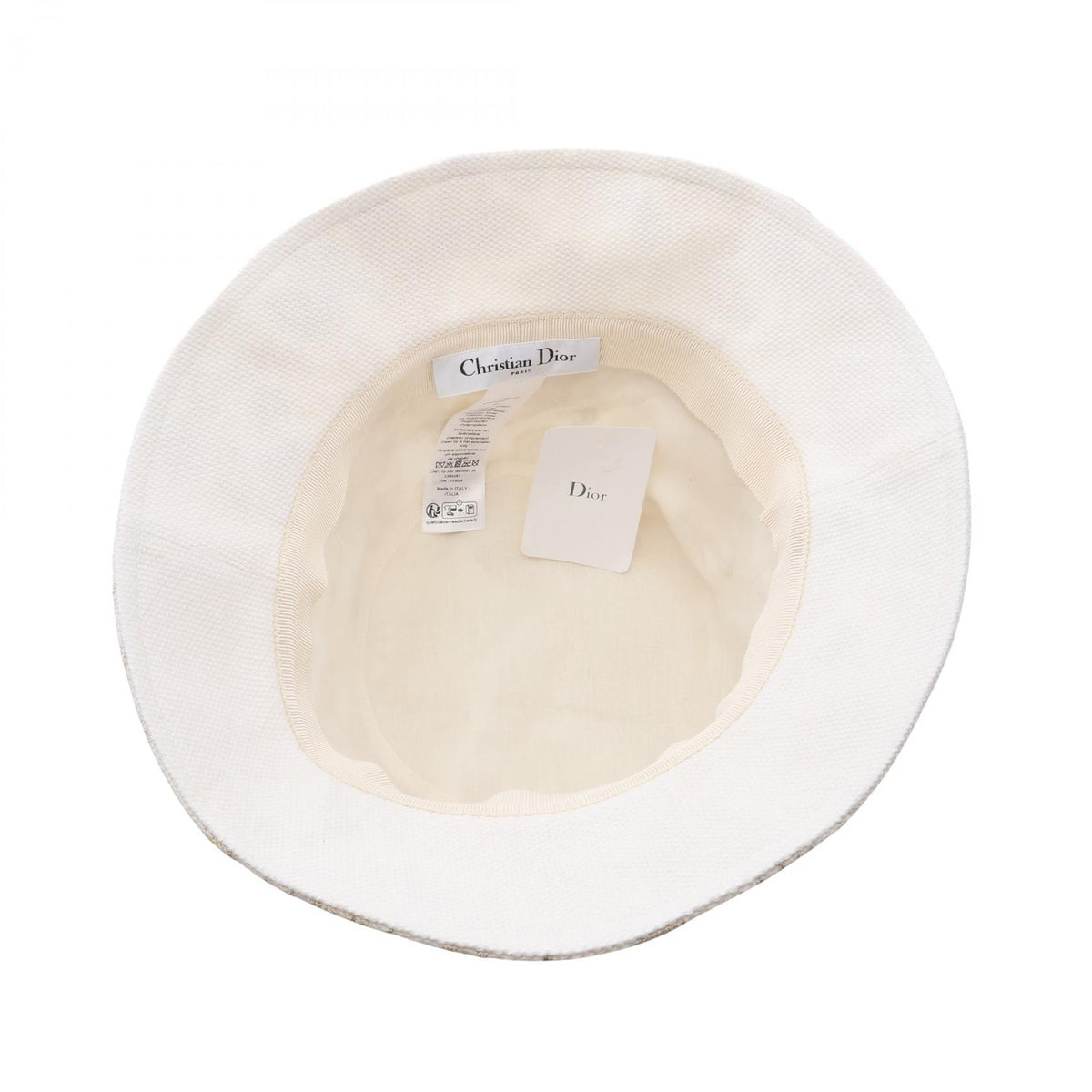 Dior D-Bobby Butterfly Cotton Bucket Hat Size 58