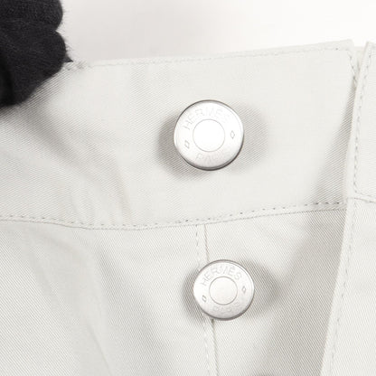HERMES Button Fly Cotton Chinos Gray Size 40