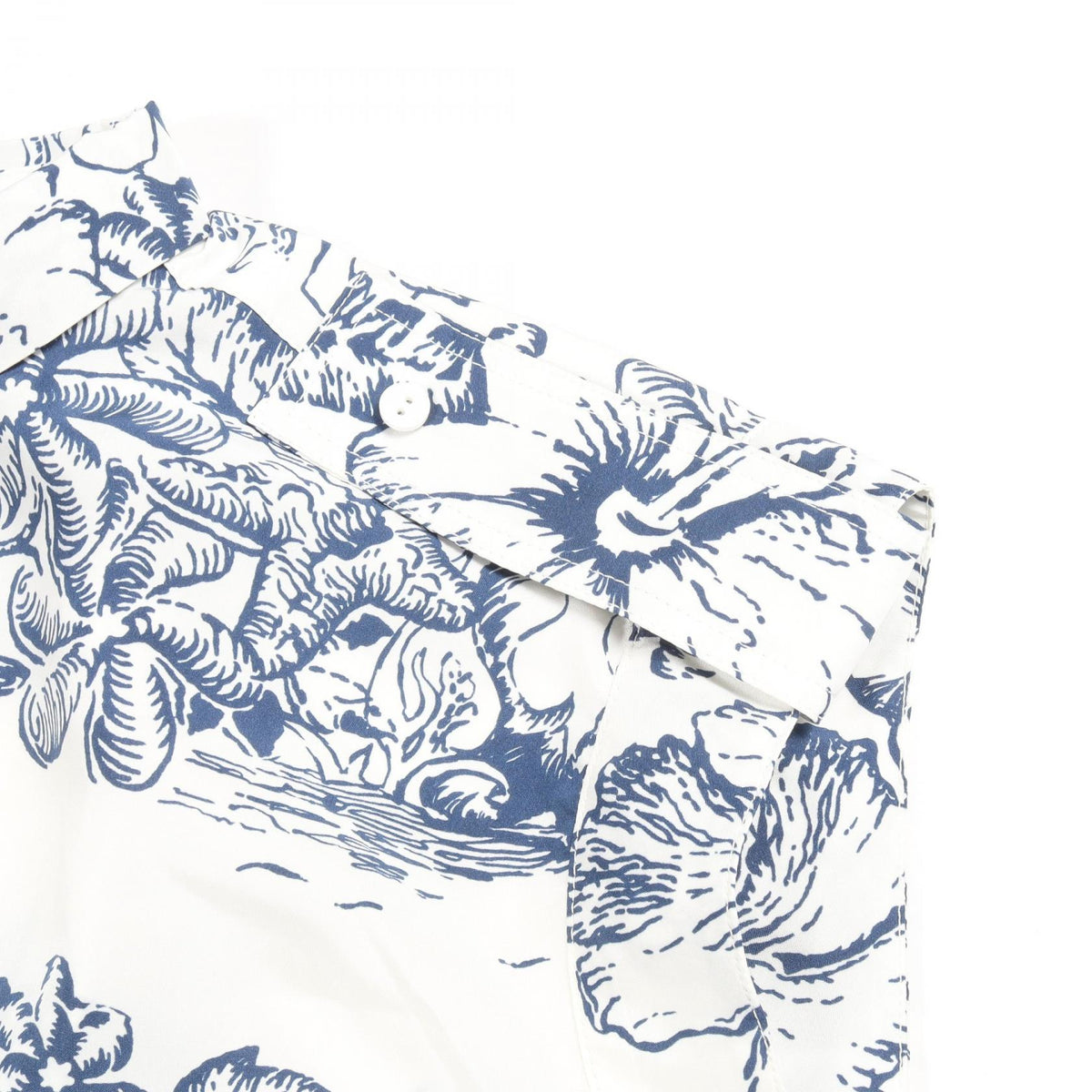 LOUIS VUITTON Tropical Floral Silk Tank Top White Size 38