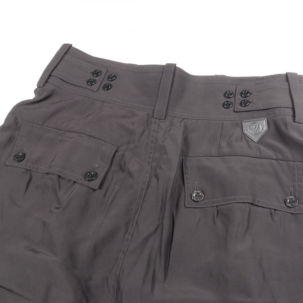 LOUIS VUITTON Silk Harem Shorts Size 38