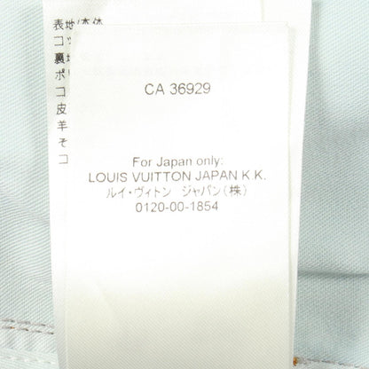LOUIS VUITTON Cotton Midi Skirt Blue Size 38