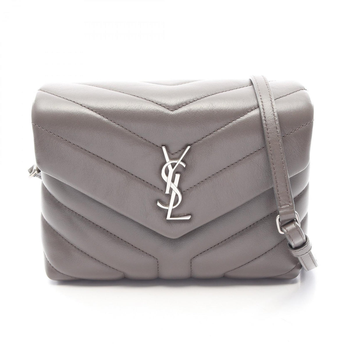 SAINT LAURENT PARIS Loulou Toy Bag Grey