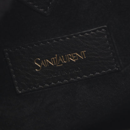 SAINT LAURENT PARIS Y Bucket Handbag Black
