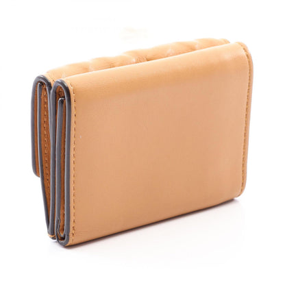 FENDI Baguette FF Logo Wallet Beige
