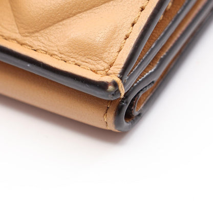 FENDI Baguette FF Logo Wallet Beige