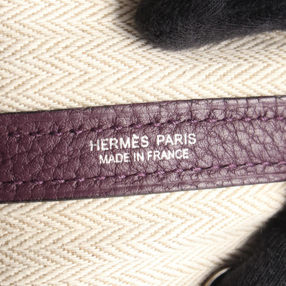 HERMES Garden Party TPM Negonda Bag Cassis