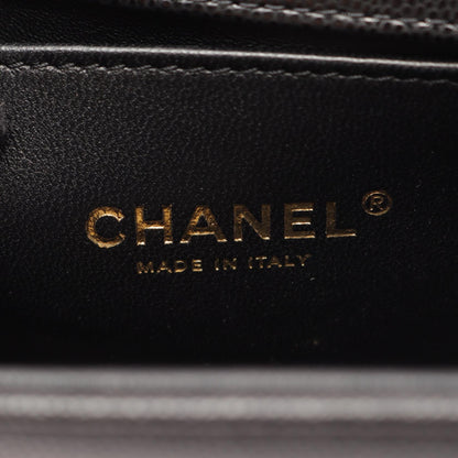 CHANEL Boy Chanel Caviar Skin Shoulder Bag
