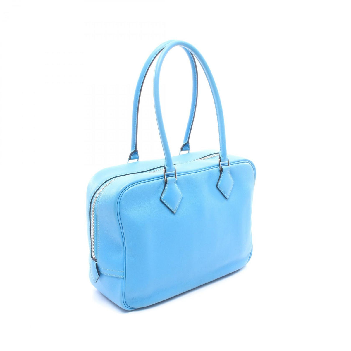 HERMES Plume 28 Verso Veau Bag Blue