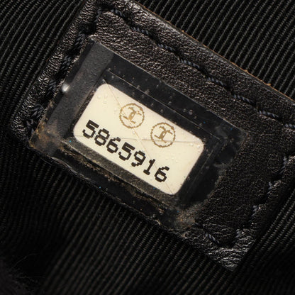 CHANEL Large CC Logo Caviar Skin Bag Black