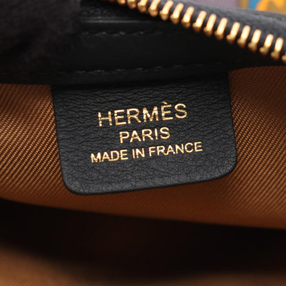 HERMES Sur Soie To Go Caban Shoulder Bag
