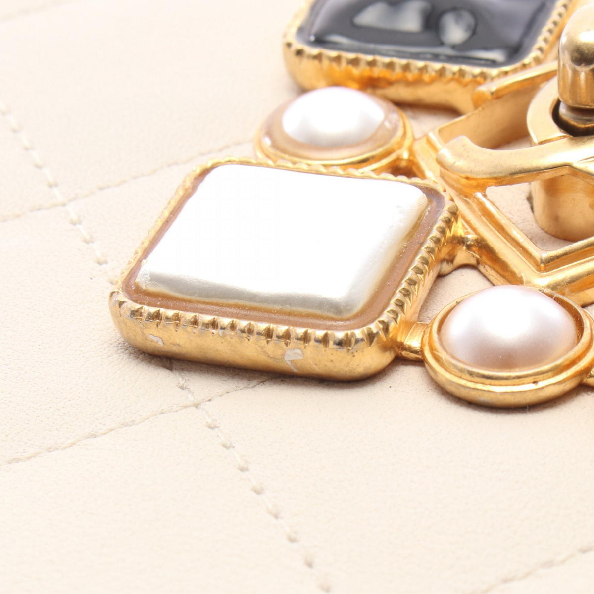 CHANEL Gripoix Matelasse Full Shoulder Bag