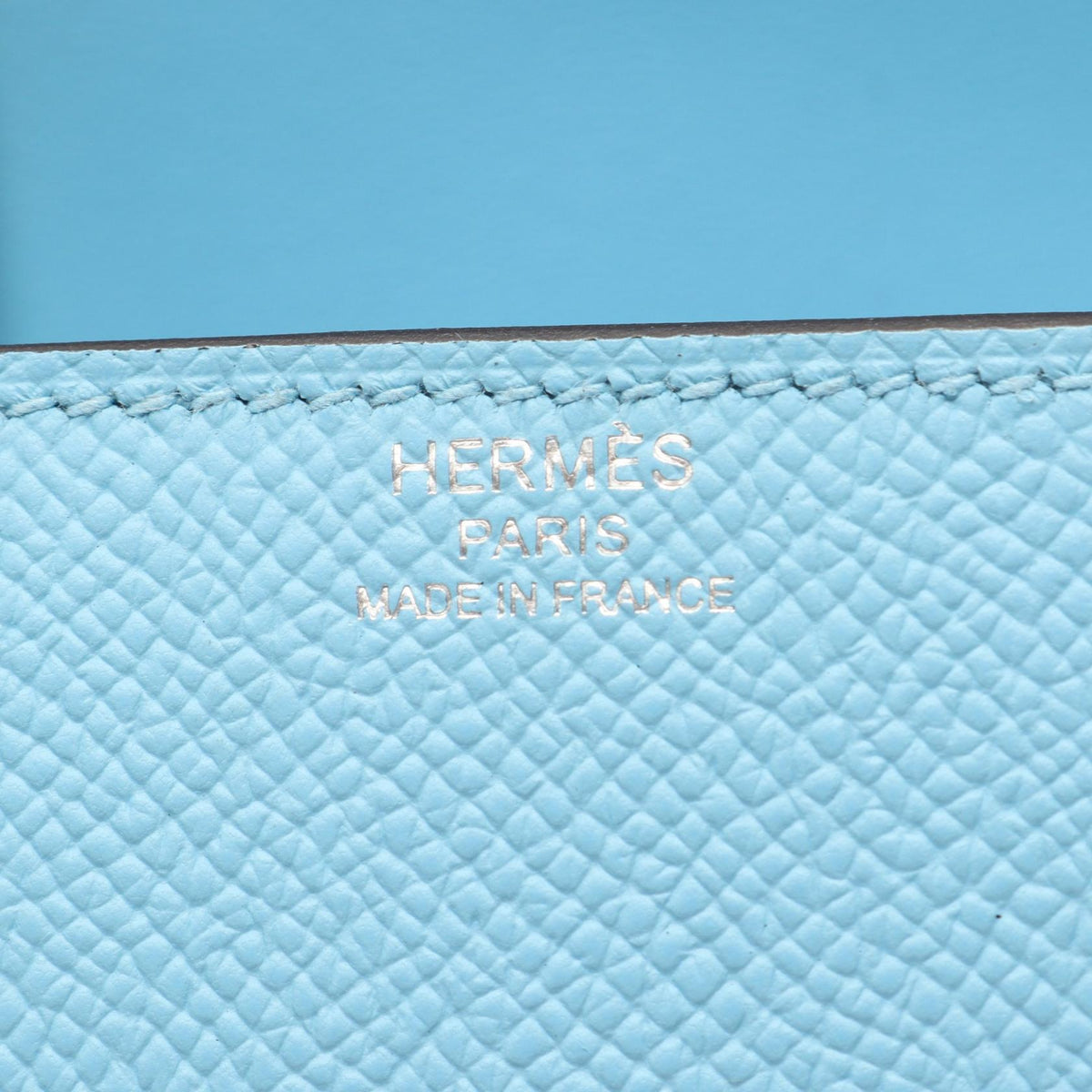 HERMES Della Cavalleria Mini Veau Bag Blue
