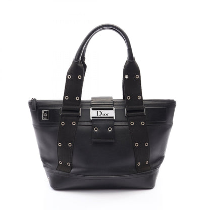 Dior Street Chic Black Leather Tote Bag
