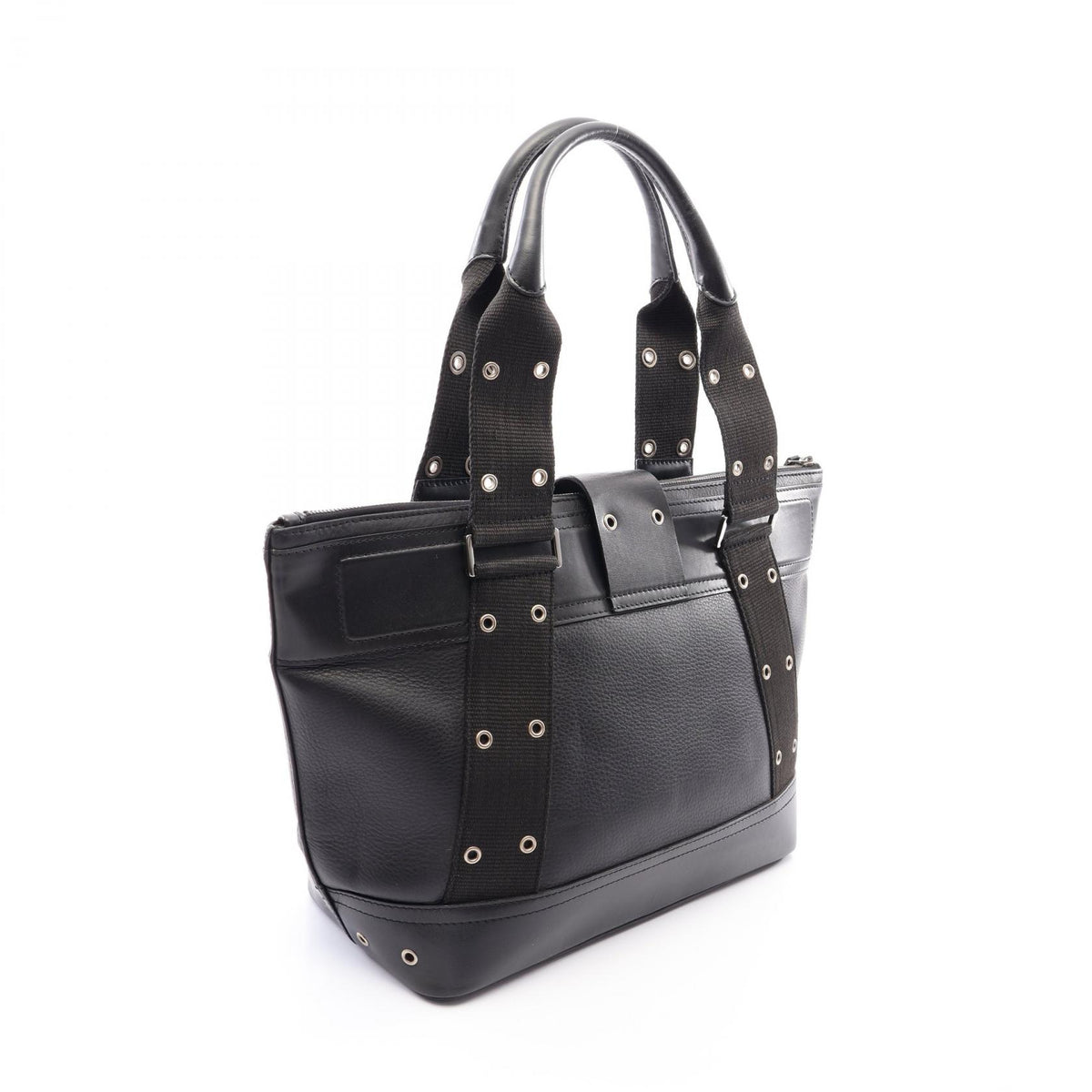 Dior Street Chic Black Leather Tote Bag