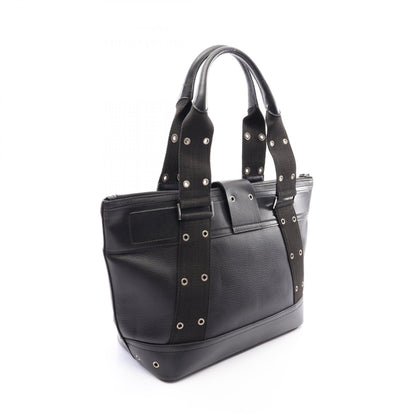 Dior Street Chic Black Leather Tote Bag