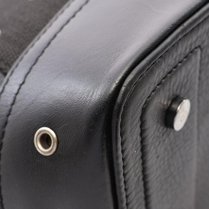 Dior Street Chic Black Leather Tote Bag