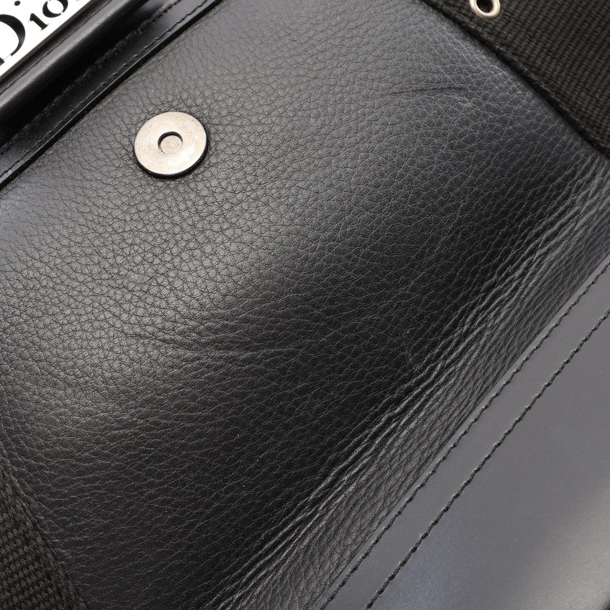 Dior Street Chic Black Leather Tote Bag