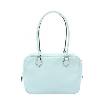 HERMES Plum 2 Mini Swift Blue Atoll Handbag