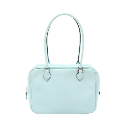 HERMES Plum 2 Mini Swift Blue Atoll Handbag