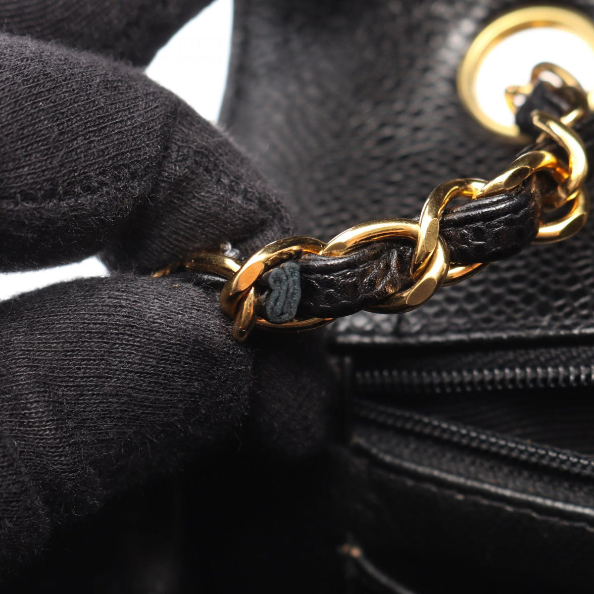 CHANEL Matelassé Diana Flap Bag, Black