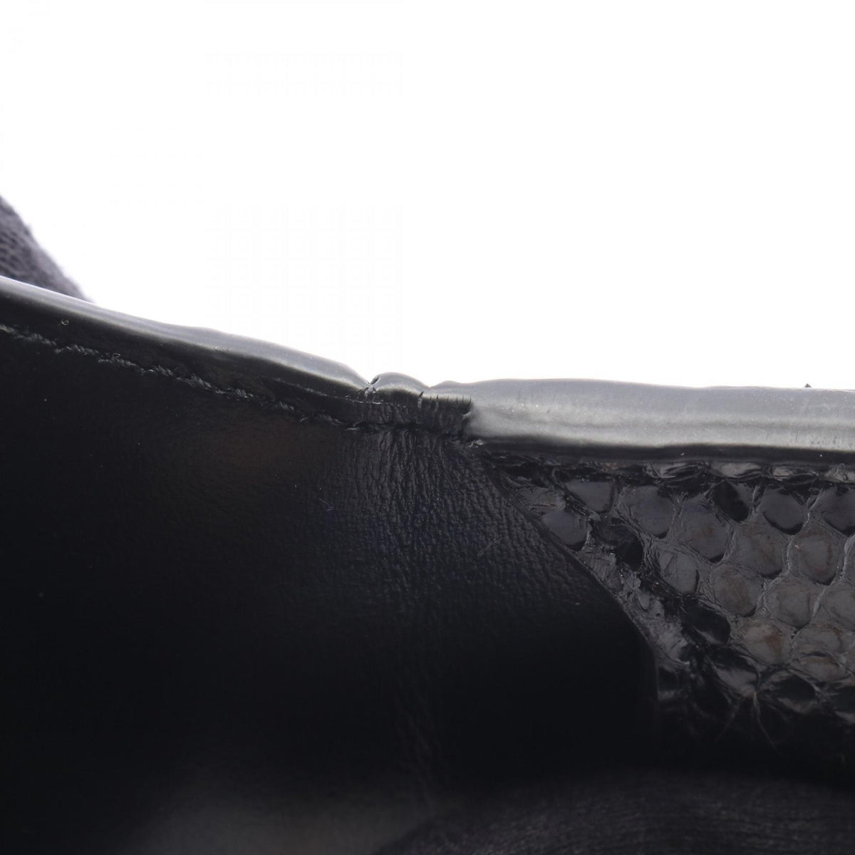 Miu Miu Madras Love Exotic Pouch Black