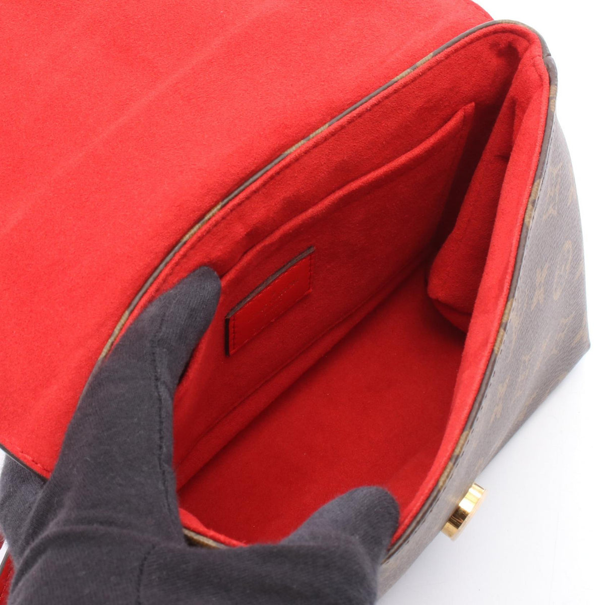 LOUIS VUITTON Rocky BB Bag Red/Brown
