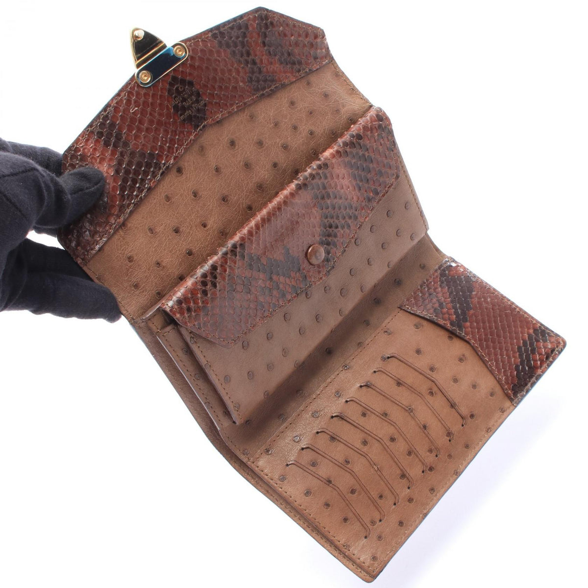 LOUIS VUITTON Portefeuille Wallet Brown