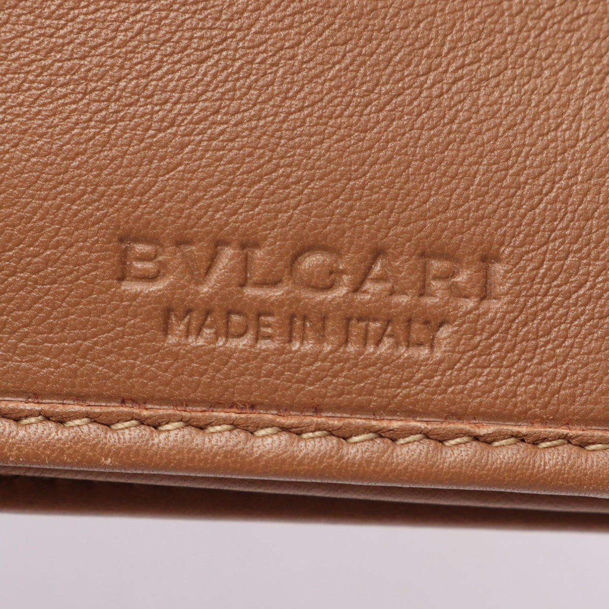 BVLGARI Colore Bi-Fold Long Wallet Brown