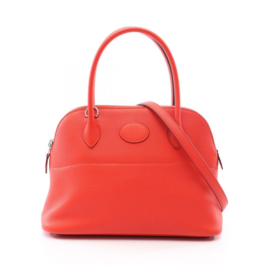 HERMES Bolide 27 Rouge Tomate Handle Bag