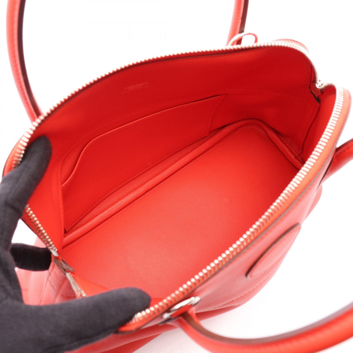 HERMES Bolide 27 Rouge Tomate Handle Bag