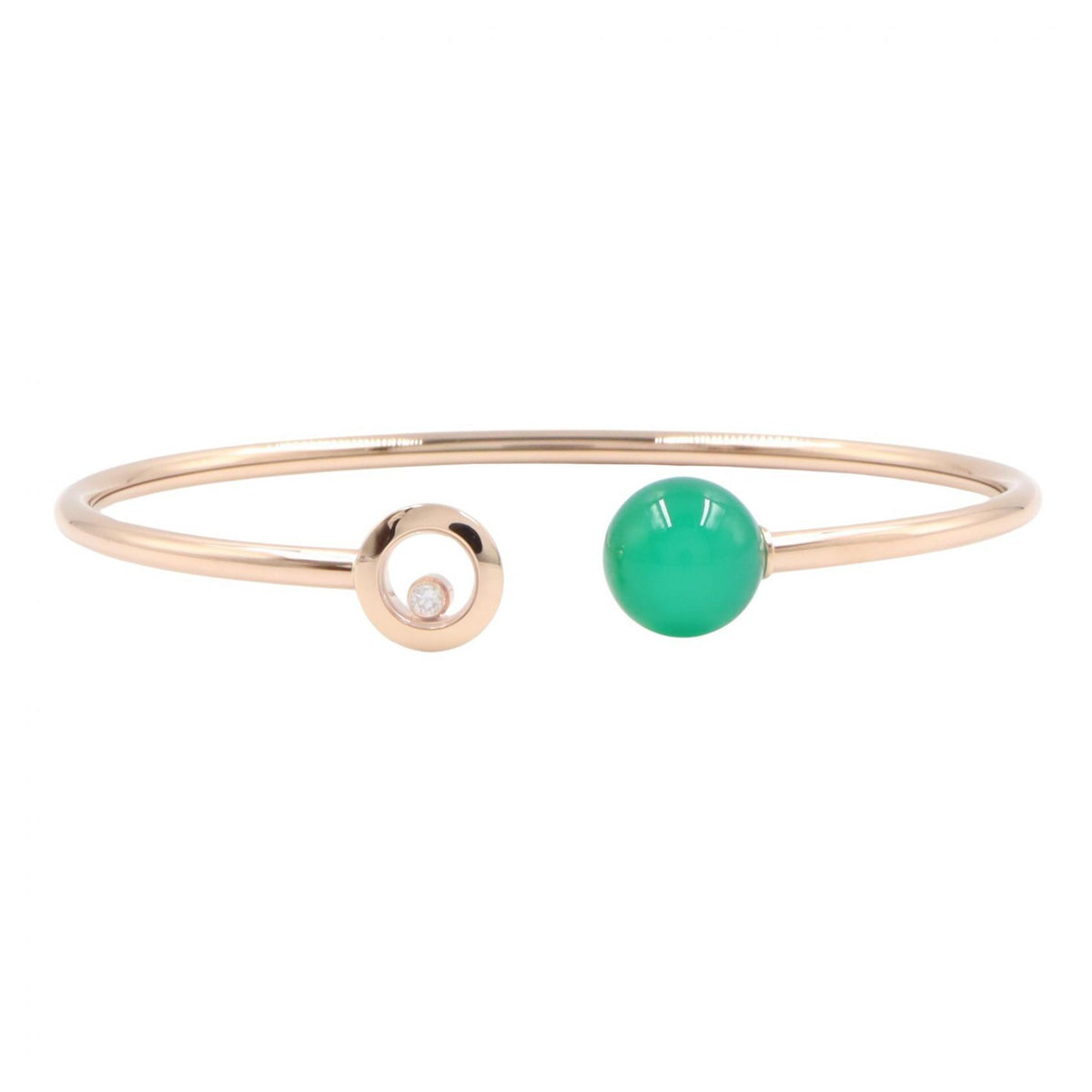 Chopard Happy Diamond Green Bracelet Gold