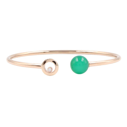 Chopard Happy Diamond Green Bracelet Gold