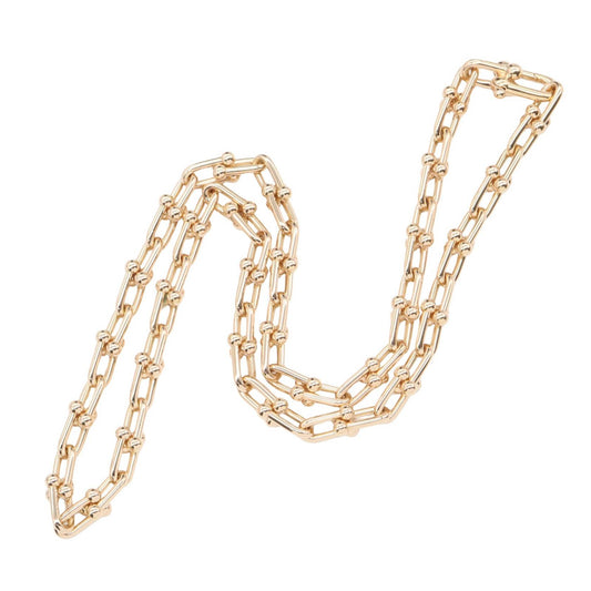 TIFFANY&CO K18PG Pink Gold Hardware Small Necklace